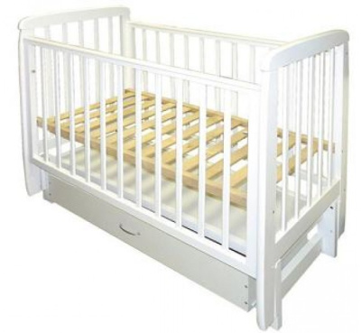 Детская кроватка Соня-04 белый
