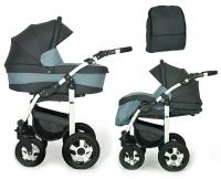 Детская коляска Verdi Babies Arco 2 в 1  Черный с темно-синим