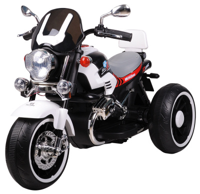 Мотоцикл Детский электромобиль (2020) DLS01 (12V) белый
