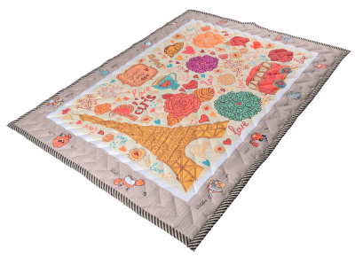 Farfello Складной детский стеганый коврик-одеяло Z1