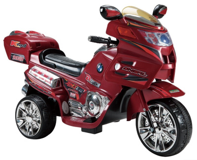 Мотоцикл Детский электромобиль (2020) HL219 (6V, колесо пластик) красный
