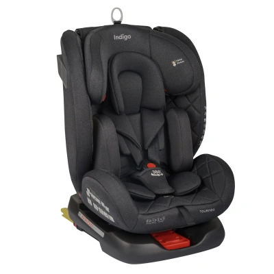 Автокресло Indigo TOURNEO S ISOFIX, 0+1+2+3 (0-36 кг)  Графит