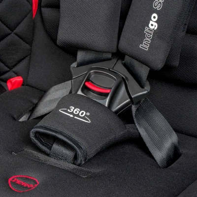 изображение Автокресло INDIGO SMART+ Isofix, капюшон, подножа, 0-36 кг, гр. 0+1+2+3