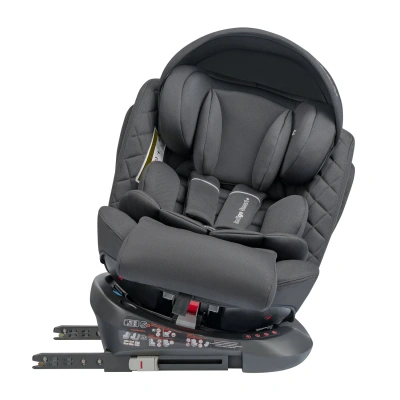 изображение Автокресло INDIGO SMART+ Isofix, капюшон, подножа, 0-36 кг, гр. 0+1+2+3