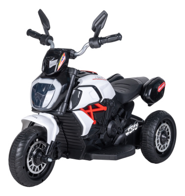 Детский электромобиль трицикл (6V4.5AH) (2021) JJ202 белый