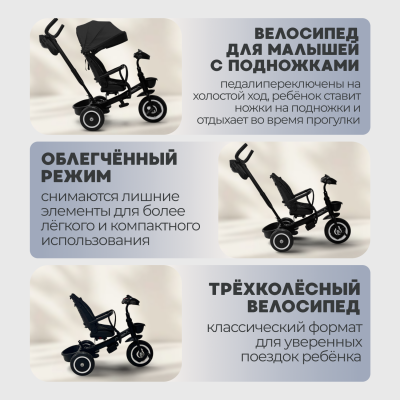 изображение Велосипед-трансформер 6 в 1  BubaGO Dragon