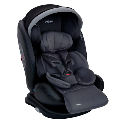 Автокресло Indigo MAX-X Isofix 0-36 кг, гр.0+1+2+3  Графит