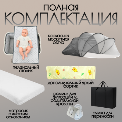изображение Детская кроватка Bubago Velina LUX 5 в 1